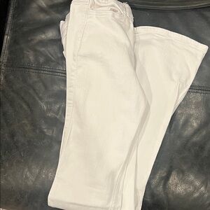 Abercrombie Kids White Jeans size 11:12 Long flare